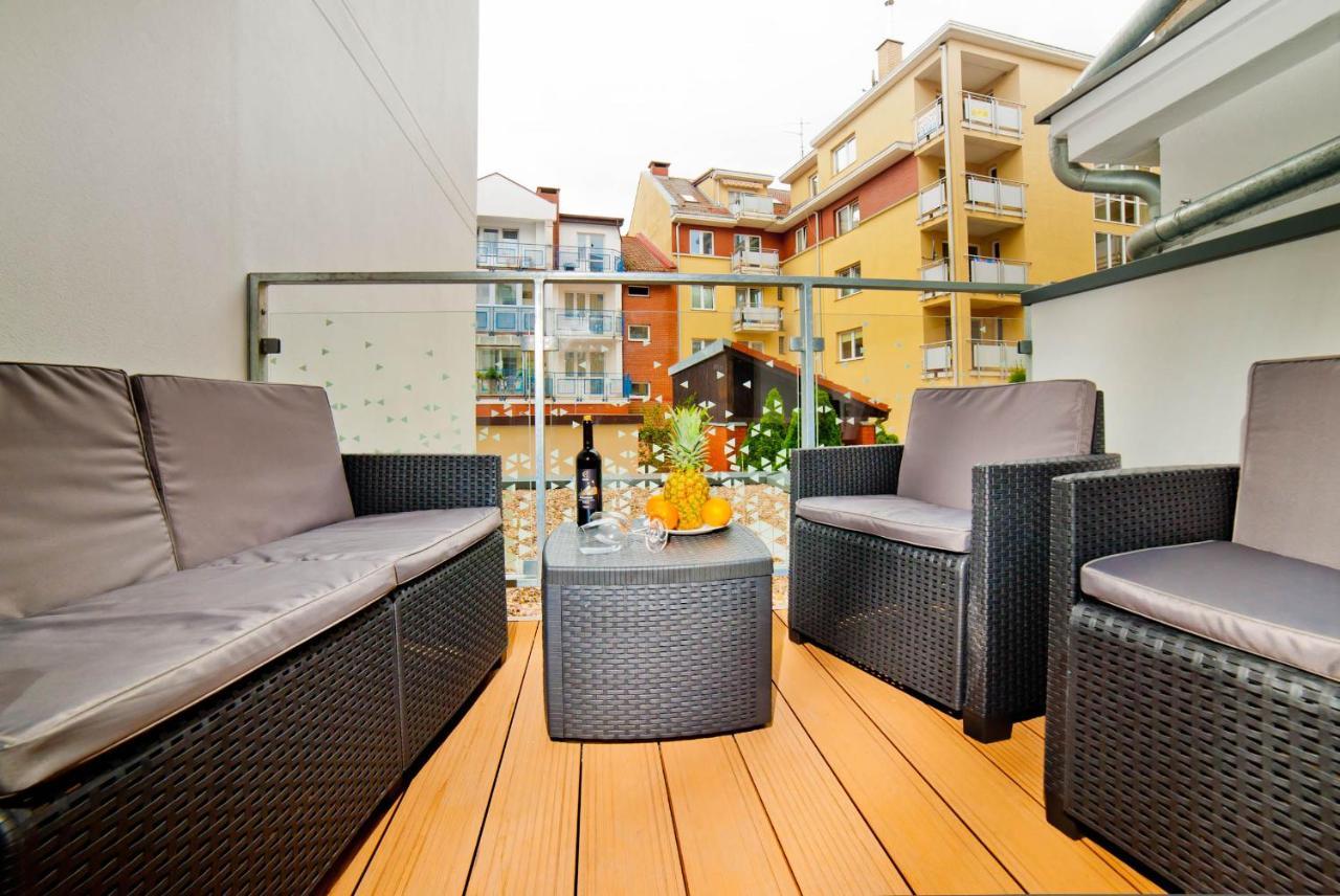 Porty B103 Nadmorskie Tarasy Pool Sauna Parking Колобжег Экстерьер фото